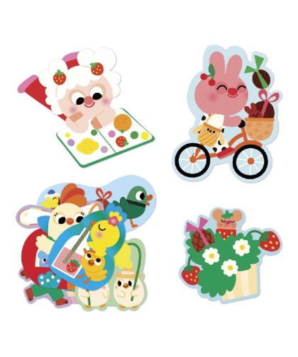 12859 50 Pegatinas Grandes - Primavera