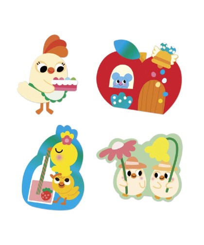 12860 50 Pegatinas Grandes - Primavera