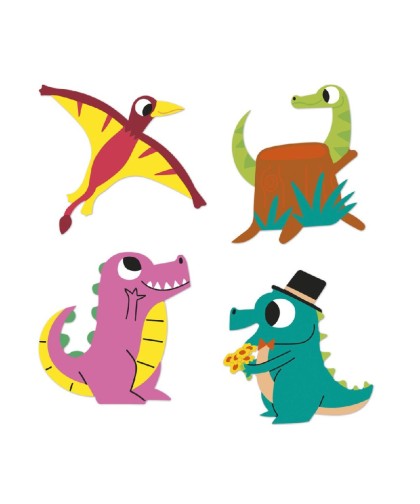 12867 100 Pegatinas Dinosaurios