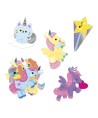 12873 100 Pegatinas Unicornios