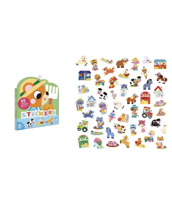 12878 50 Pegatinas Grandes - Granja