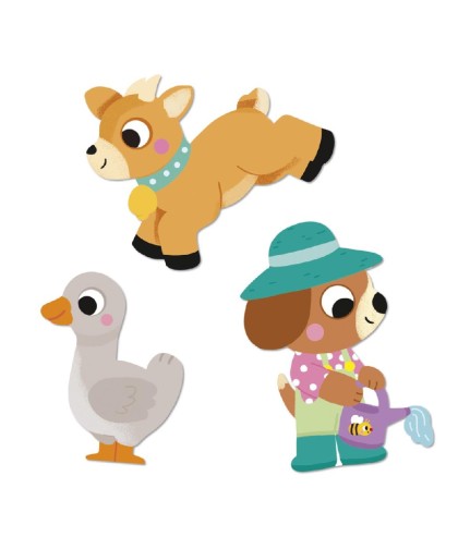12881 50 Pegatinas Grandes - Granja