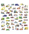 12887 50 Pegatinas Grandes - Vehiculos