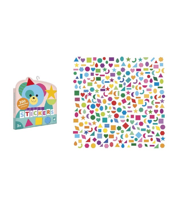 12894 300 Pegatinas - Formas Geometricas