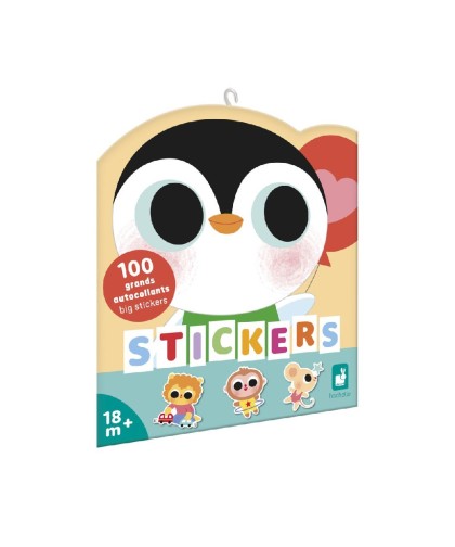 12910 100 Pegatinas - Bebes Animales