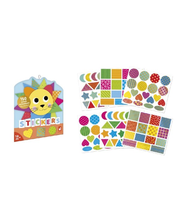 12911 150 Pegatinas - Formas Geometricas