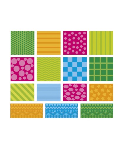 12915 150 Pegatinas - Formas Geometricas