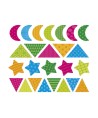 12916 150 Pegatinas - Formas Geometricas