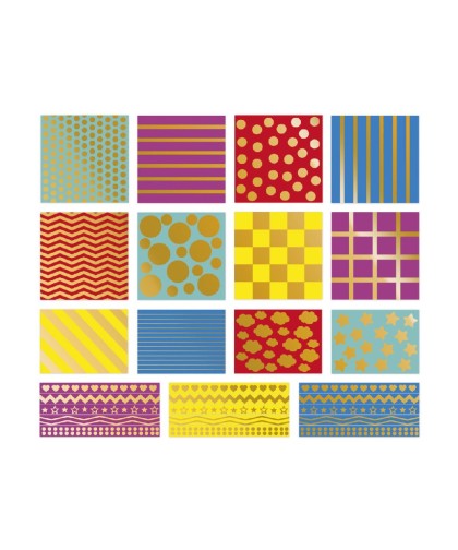 12918 150 Pegatinas - Formas Geometricas