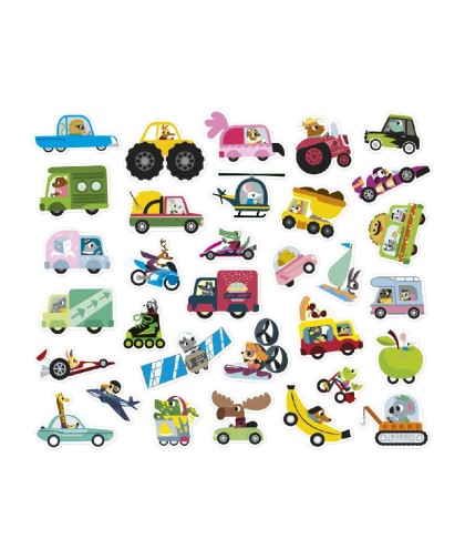 12934 200 Pegatinas - Vehiculos