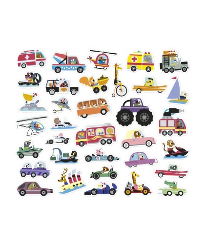 12937 200 Pegatinas - Vehiculos