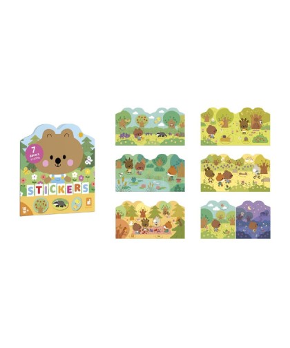 12980 Cuaderno de Pegatinas - El Bosque