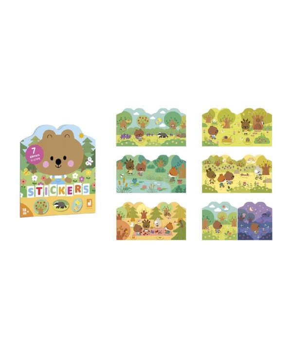 12980 Cuaderno de Pegatinas - El Bosque