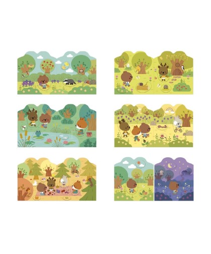 12981 Cuaderno de Pegatinas - El Bosque