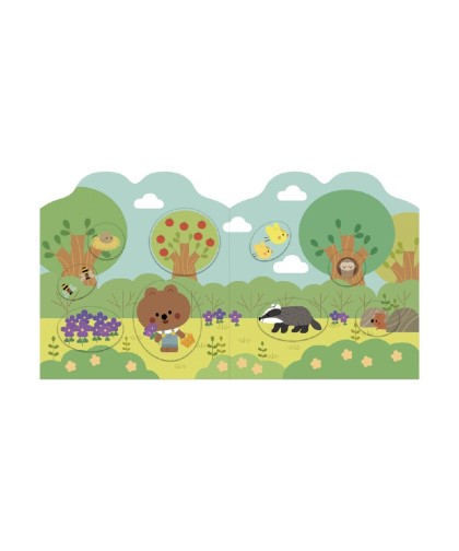 12985 Cuaderno de Pegatinas - El Bosque