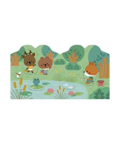 12987 Cuaderno de Pegatinas - El Bosque