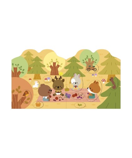 12989 Cuaderno de Pegatinas - El Bosque