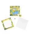 12995 Tarjeta Puzle Mama Dinosaurio y Su Bebe