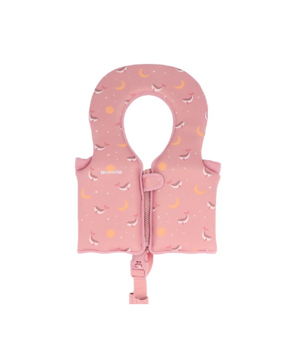 13026 Chaleco Flotador Aprendizaje Whale Pink