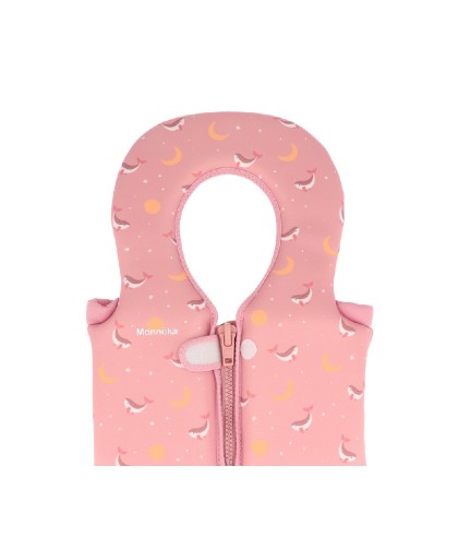 13028 Chaleco Flotador Aprendizaje Whale Pink