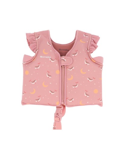 13034 Chaleco Flotador Aprendizaje Whale Pink