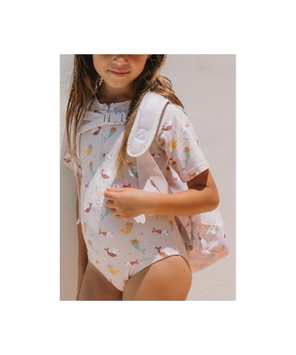 13051 Mochila Infantil Antiarena Mermaid Cats