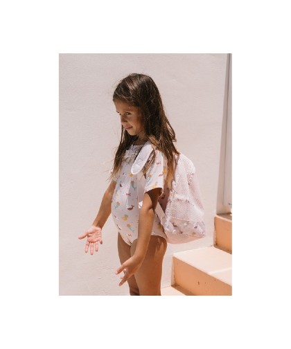 13052 Mochila Infantil Antiarena Mermaid Cats