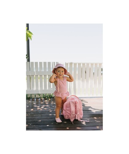 13059 Mochila Infantil Antiarena Whale Pink
