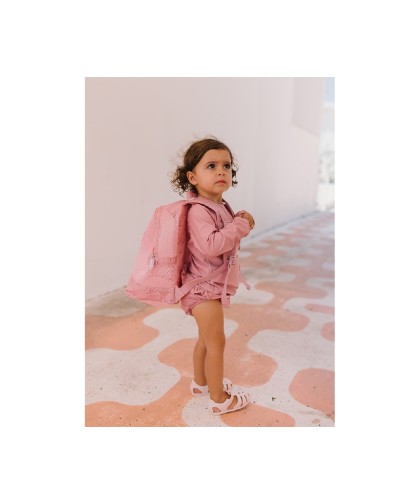 13060 Mochila Infantil Antiarena Whale Pink