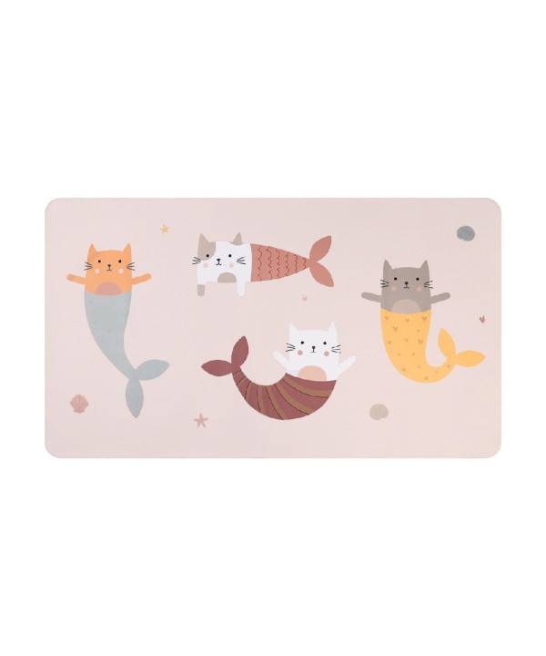 13080 Toalla Playa Microfibra Mermaid Cats