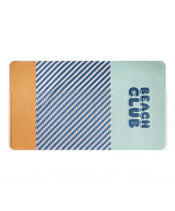 13094 Toalla Playa Microfibra Stripes Blues