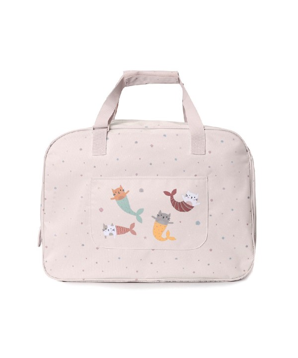 13098 Bolso de Playa con Rejilla Mermaid Cats