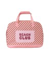 13102 Bolso de Playa con Rejilla Stripes Bloom Blush