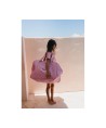 13107 Bolso de Playa con Rejilla Whale Pink