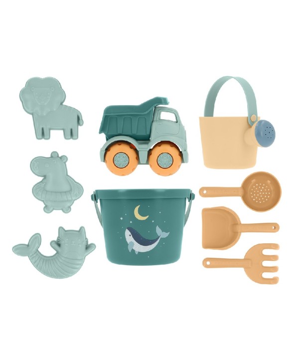 13133 Set de Juguetes de Playa Whale Teal