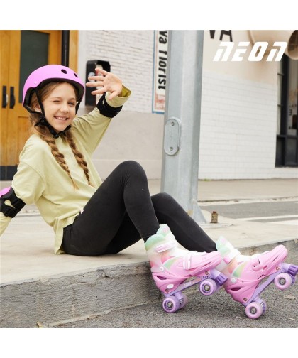 13354 Patines Combo Neón Rainbow T.34-37