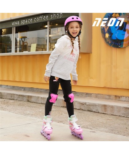13355 Patines Combo Neón Rainbow T.34-37