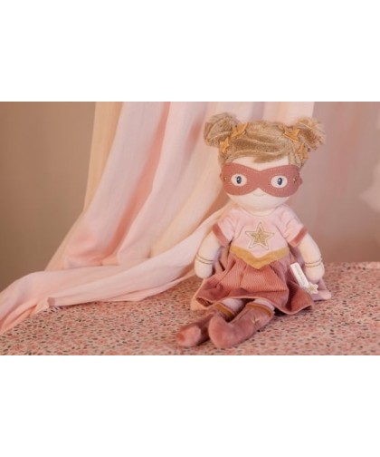 13436 Rosa Superheroina Muñeca Blandita