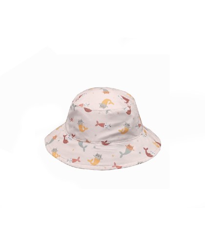 13512 Gorro Reversible Mermaid Cats
