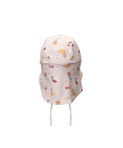 13529 Gorro Playa Bebé Mermaid Cats