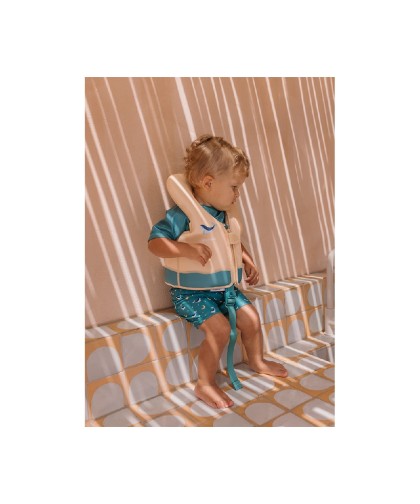 13549 Chaleco Flotador Aprendizaje Whale Teal
