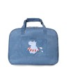 13557 Bolso de Playa con Rejilla Hippos