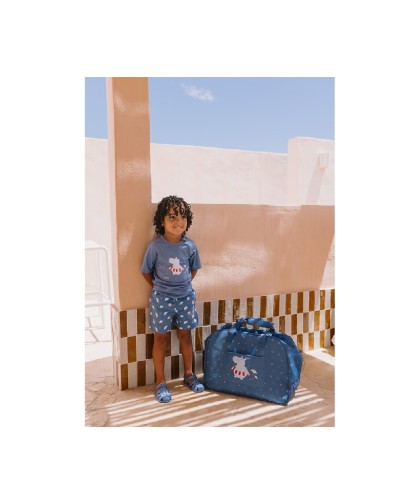 13558 Bolso de Playa con Rejilla Hippos