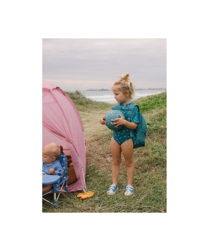 13573 Mochila Infantil Antiarena Whale Teal
