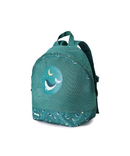 13576 Mochila Infantil Antiarena Whale Teal