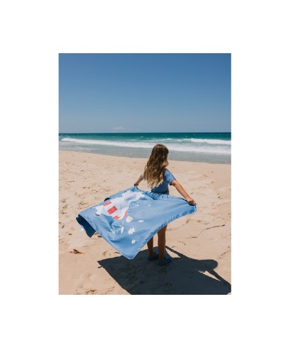 13578 Toalla Playa Microfibra Hippos