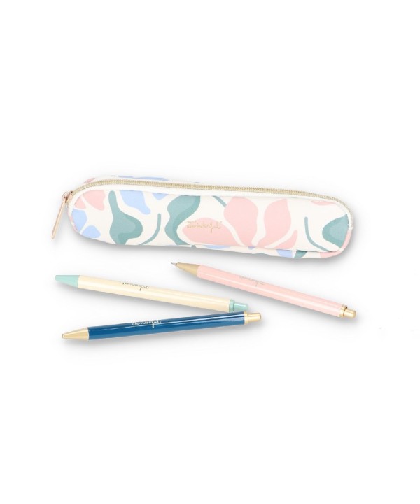 13670 Set de escritura - Estampado flores