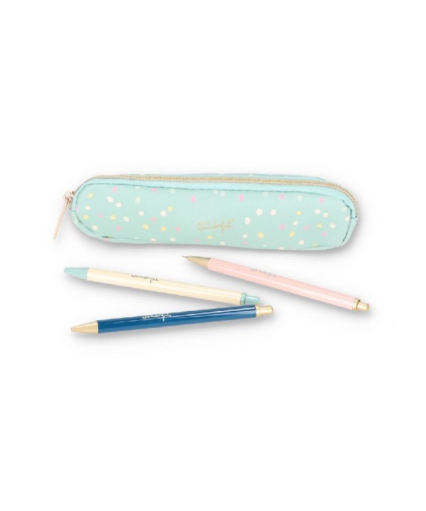 13675 Set de escritura - Estampado topos