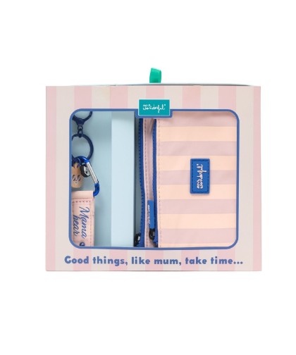13692 Set monedero doble + llavero osa.