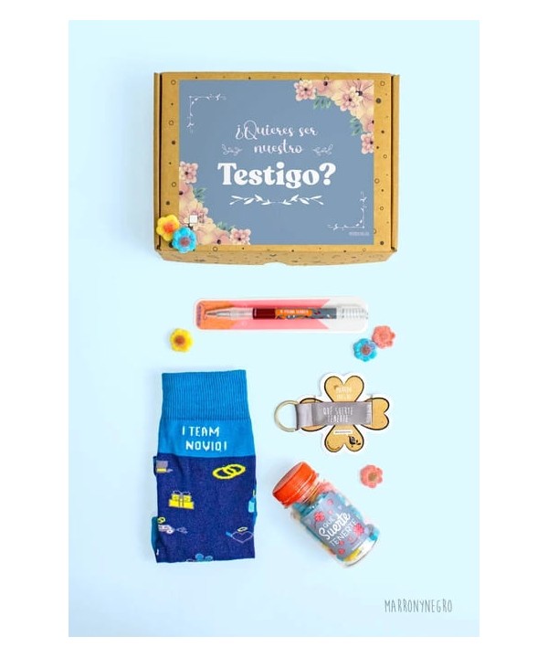 13798 Pack Quieres Ser Mi Testigo Chica